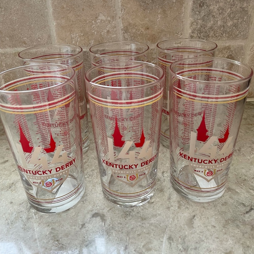 Kentucky Derby 144 Commemorative Glasses